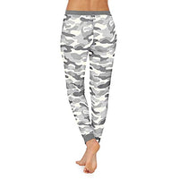 Kensie - Jogger Pant - Camo Print - Grey - Small