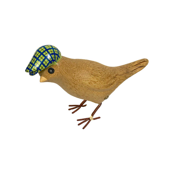 DCUK, The Duck Company - Natural Garden Bird - Blue Hat
