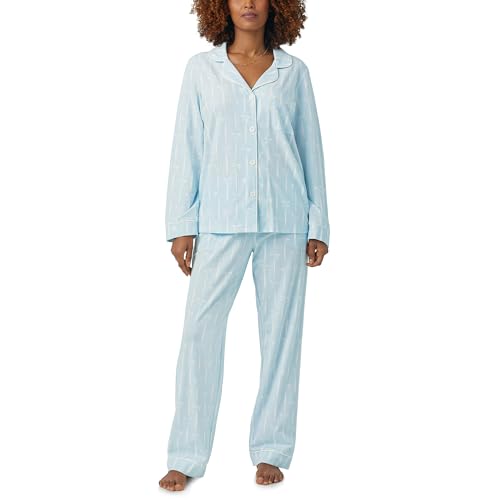 Bedhead Pajamas - L/S Classic Stretch Jersey PJ Set - Tying The Knot - Large
