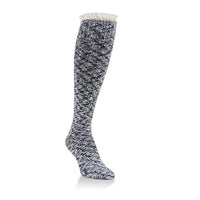World's Softest Socks - Weekend Collection - Slub Knee-Hi Lace Top - Coriander