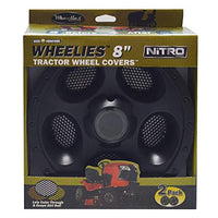 Good Vibrations - Wheelies - 8" Tractor Wheel Cover Set - Black