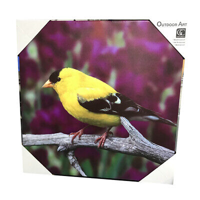 Giftcraft - Canvas Outdoor Art - Goldfinch