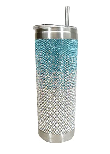 Jacqueline Kent - Royal Ice Tumbler - Cupcake Collection - Sugared Turquoise