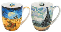 McIntosh Trading - Set of 2 Mugs - Van Gogh Wheatfields