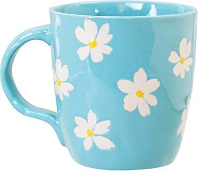 Eccolo - 16 oz. Ceramic Coffee Mug - Daisies