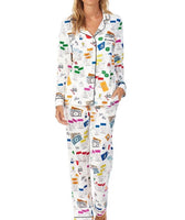 BedHead - Stretch Jersey Pajama Set - Let's Play Monopoly - Large