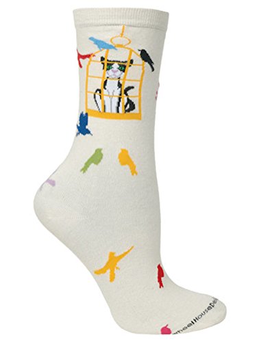 Wheel House Designs - Cat In A Cage Socks - 9-11