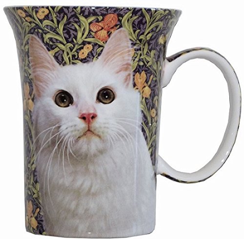 McIntosh Trading - Crest Mug - Feline Friends White Cat