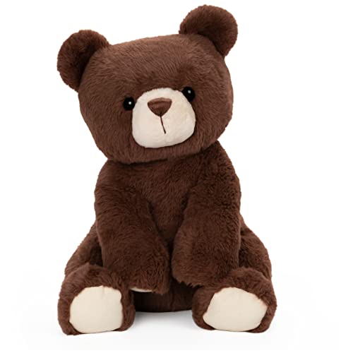 GUND Finley Teddy Bear, Premium Stuffed Animal - Chocolate Brown, 13"