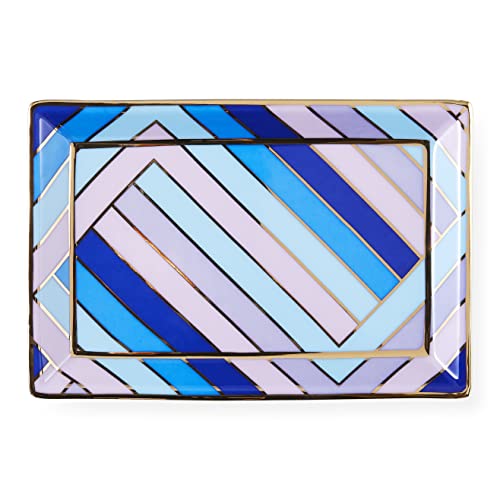 Jonathan Adler - Porcelain Tray - Scala Blue/Lavender