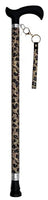 Jacqueline Kent Sugar Cane - Adjustable Cane - Gold Leopard