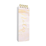 Eccolo - 3"x8.5" Spiral Memo Pad - Pink Marble