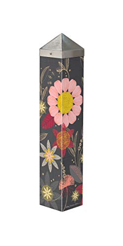 Studio M - 20" Art Pole - Floral Welcome