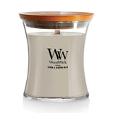 WoodWick - Medium Crackling 9 Oz. Candle - Tonka & Almond Milk
