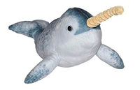 Wild Republic Narwhal Plush, Stuffed Animal, Plush Toy, Gifts for Kids, Living Ocean, 12"