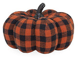 Boston International - Squat Fabric Pumpkin - Black & Orange Check