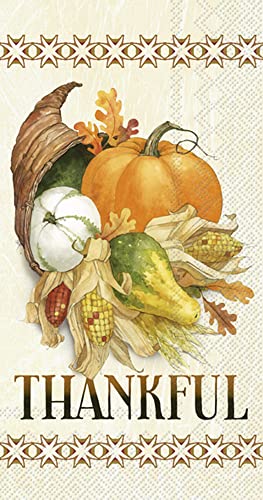 Boston International - Paper Guest Towel - Thankful Cornucopia