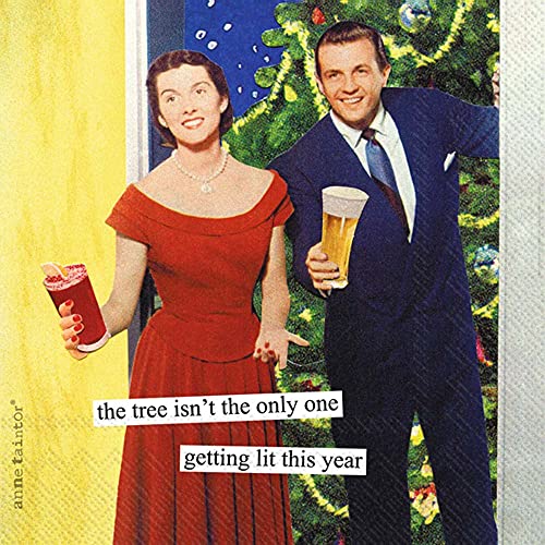 Boston International - 3-Ply 5" Cocktail Napkins - Getting Lit