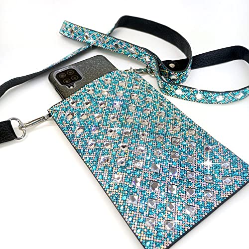 Jacqueline Kent - Cupcake Collection Cellphone Purse - Turquoise Silver