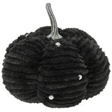 Boston International - Large Fabric Pumpkin - Black Pearl