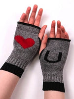 Green 3 - Women's Hand-warmers - Love U - Solid