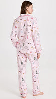 BedHead - Classic Cotton L/S Pajama Set - Let's Do Brunch - Medium (US 8-10)