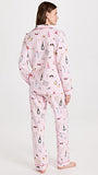 BedHead - Classic Cotton L/S Pajama Set - Let's Do Brunch - Medium (US 8-10)