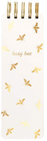 Eccolo - 3"x8.5" Spiral Memo Pad - Busy Bee