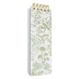 Eccolo - 3"x8.5" Spiral Memo Pad - Botanicals Green