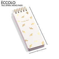 Eccolo - 3"x8.5" Spiral Memo Pad - Busy Bee