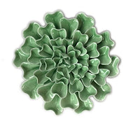 Tozai Home - Colored Flower Wall Sculpture - Mint