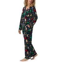 BedHead - Classic Long Sleeve Pajama Set - Royal Corgis - Medium