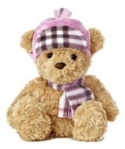 Aurora - Winter Wagna and Wina Hat - PINK PLAID HAT ONLY