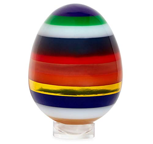 Jonathan Adler - Stacked Acrylic Egg - Multi - Large