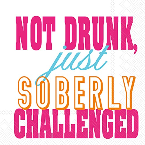 Boston International - 3-Ply 5" Cocktail Napkins - Not Drunk