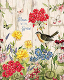 Studio M - 20" Art Pole - Bloom with Grace