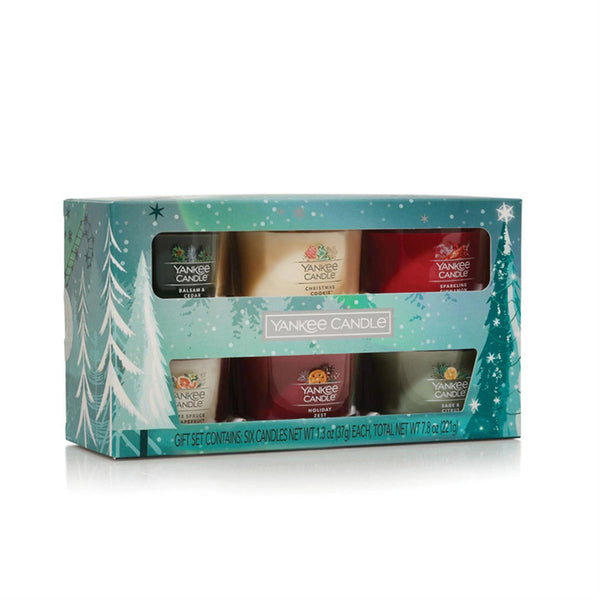 Yankee Candle - Christmas Gift Set - Six 1.3 oz Candle