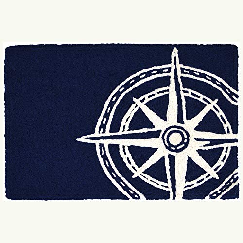Jellybean - Indoor/Outdoor Rug - Navy Compass