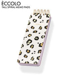 Eccolo - 3"x8.5" Spiral Memo Pad - Leopard