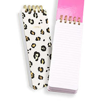Eccolo - 3"x8.5" Spiral Memo Pad - Leopard