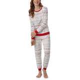 BedHead - L/S Pullover Crew & Jogger PJ Set - Alpine Fair Isle - X-Small