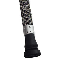 Jacqueline Kent Sugar Cane - Adjustable Cane - Silver & Black