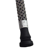 Jacqueline Kent Sugar Cane - Adjustable Cane - Silver & Black