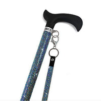 Jacqueline Kent Sugar Cane - Adjustable Cane - Purple Multi Peacock