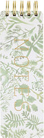 Eccolo - 3"x8.5" Spiral Memo Pad - Botanicals Green