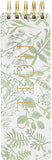 Eccolo - 3"x8.5" Spiral Memo Pad - Botanicals Green