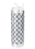 Jacqueline Kent - Diamond Crystal Tumbler - Checkmate Light