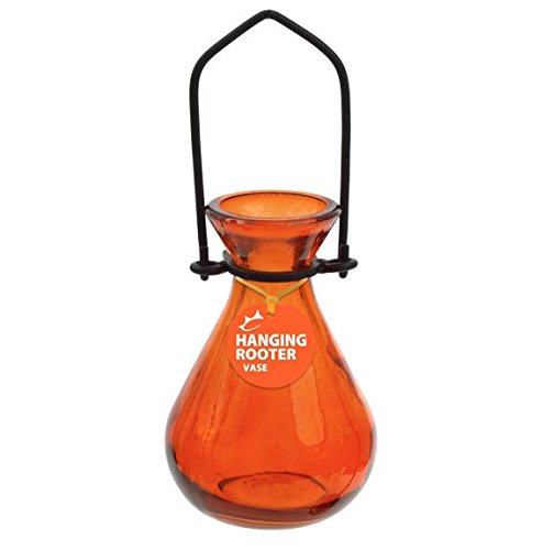 Couronne - Hanging Teardrop Rooter Vase - Orange