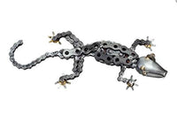 The Handcrafted - Recycled Metal Art - Gecko