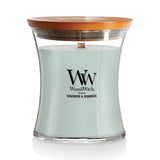 WoodWick - Medium Crackling 9 Oz. Candle - Sagewood & Seagrass